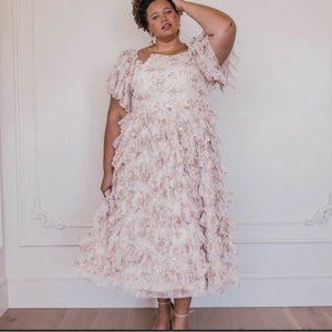 JessaKae Isla dress champagne floral 1X